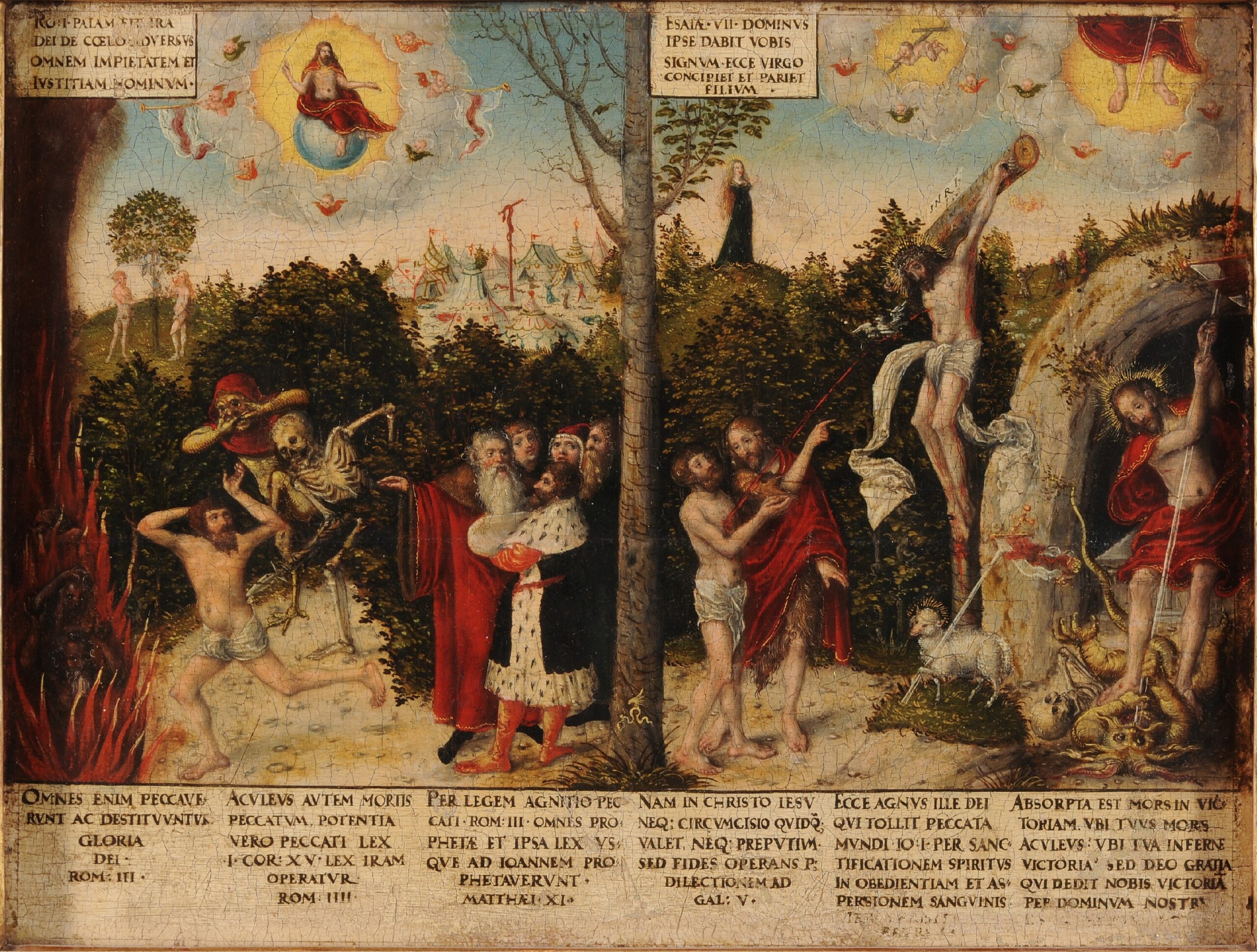 Cranach's Law and Gospel — the Gospel at the center of a Lutheran school