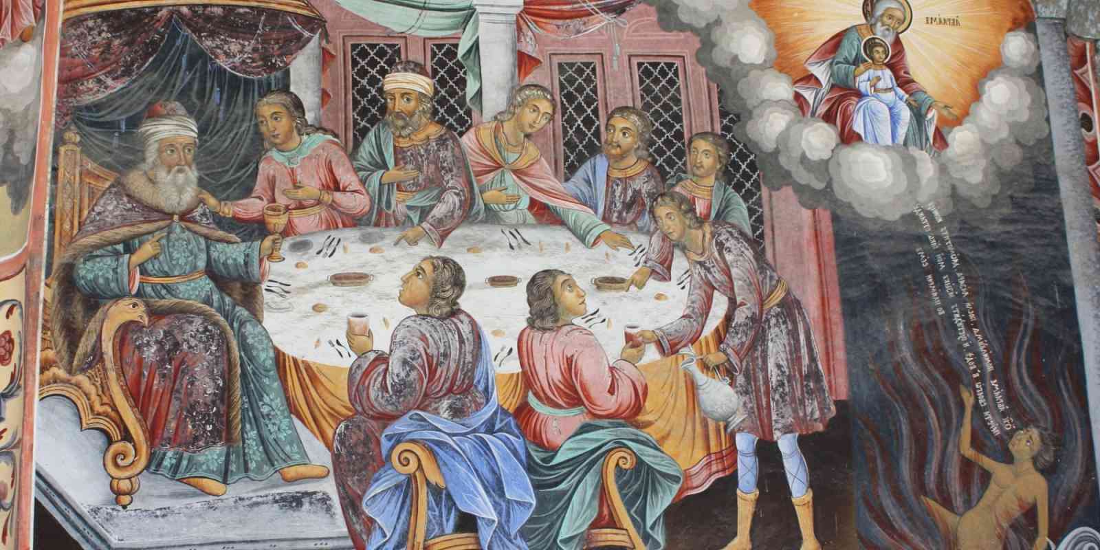 Cover image for "The poor one has a name. Lazarus. God is my help." Trinity 1 2026